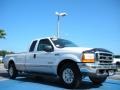 Oxford White - F250 Super Duty XLT Extended Cab Photo No. 7