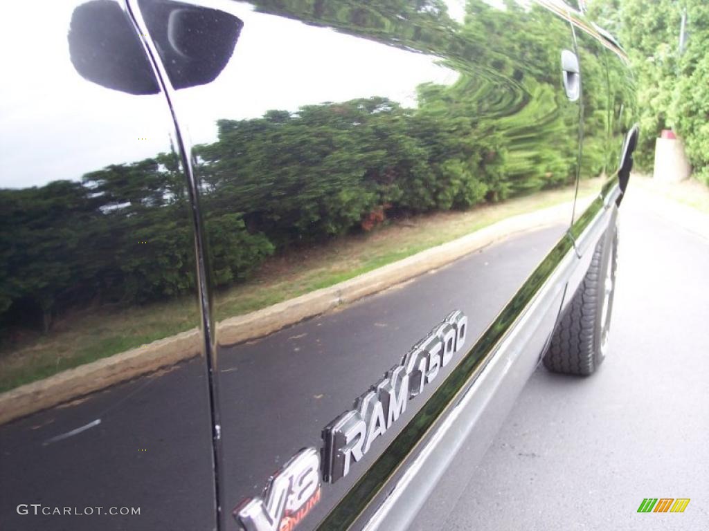 1999 Ram 1500 SLT Extended Cab 4x4 - Black / Agate Black photo #31