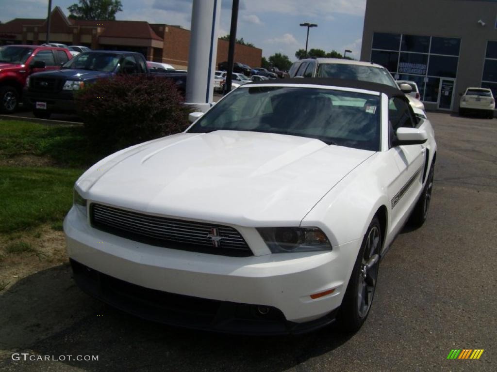 2011 Mustang GT/CS California Special Convertible - Performance White / CS Charcoal Black/Carbon photo #1