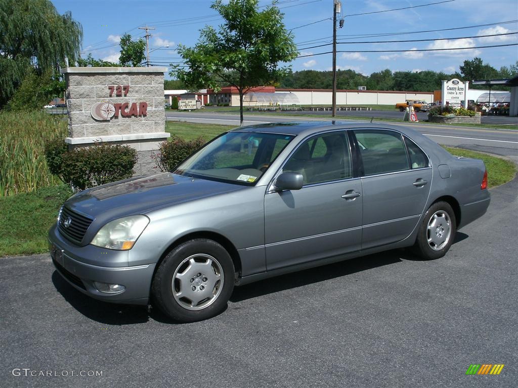 2002 LS 430 - Mystic Sea Opalescent / Ecru Beige photo #1