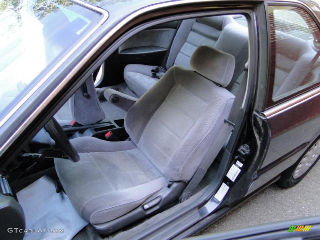 1992 Accord LX Coupe - Pewter Gray Metallic / Gray photo #18