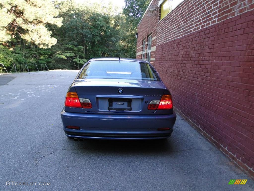 2000 3 Series 323i Coupe - Steel Blue Metallic / Grey photo #4