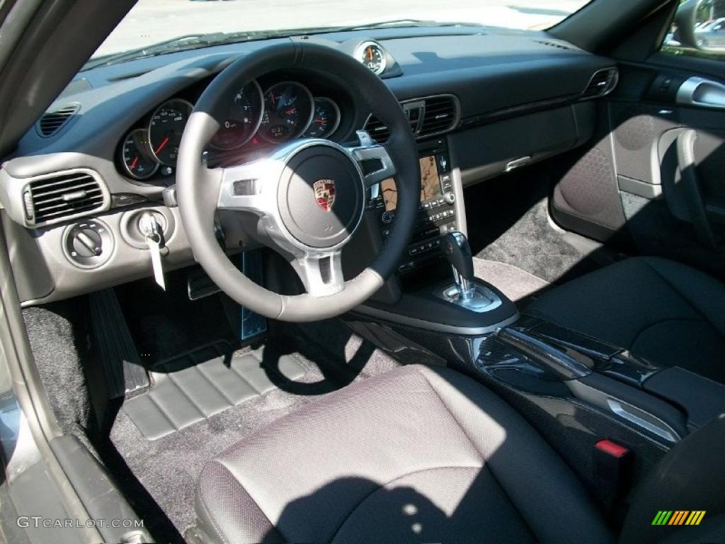 2011 911 Carrera Coupe - Meteor Grey Metallic / Black photo #11