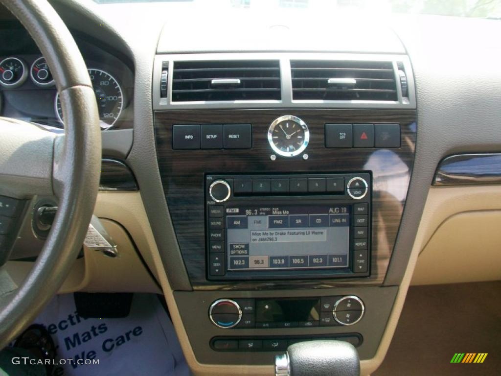 2008 Fusion SEL V6 AWD - White Suede / Camel photo #11