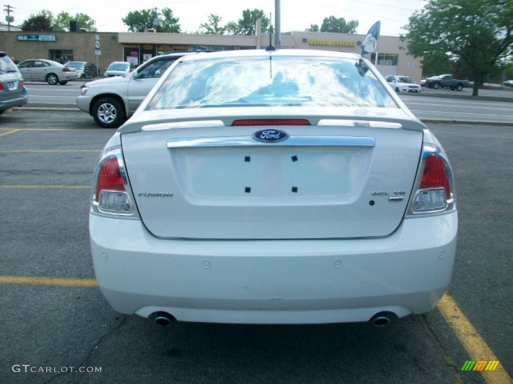 2008 Fusion SEL V6 AWD - White Suede / Camel photo #17