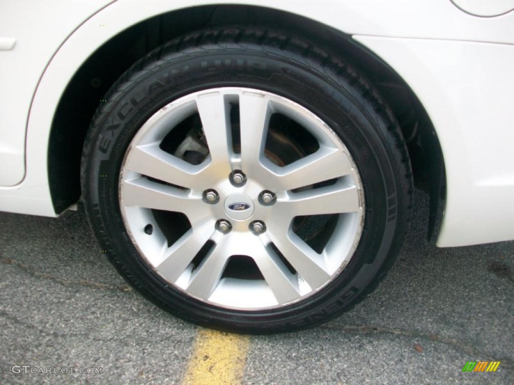 2008 Fusion SEL V6 AWD - White Suede / Camel photo #18