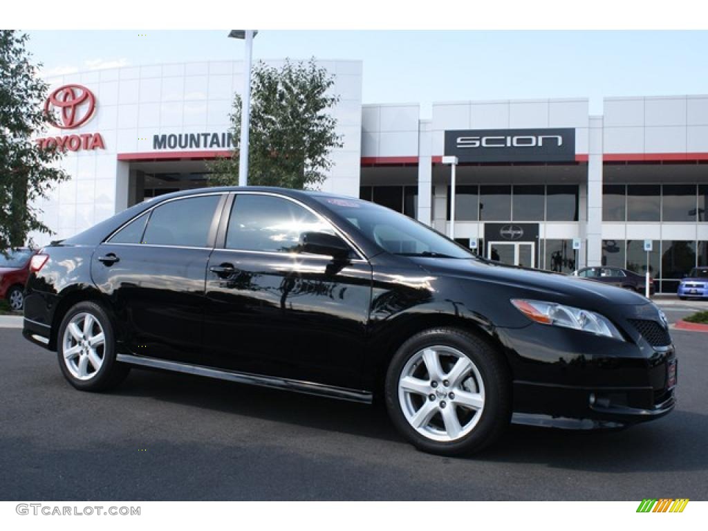 2008 Camry SE - Black / Ash photo #1