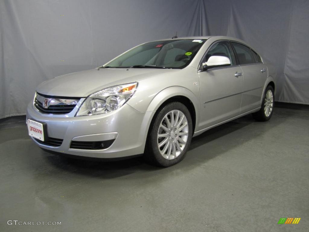 Silver Pearl Metallic Saturn Aura