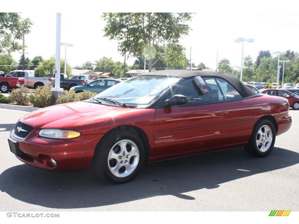 2000 Sebring JXi Convertible - Inferno Red Pearl / Agate photo #5