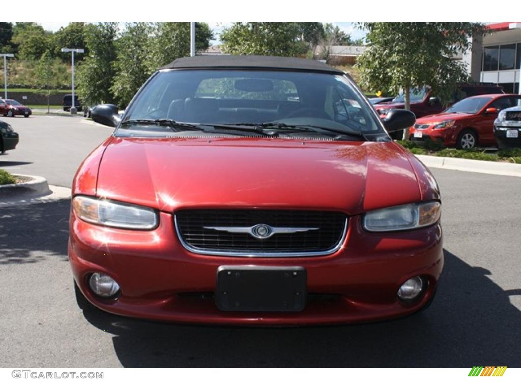 2000 Sebring JXi Convertible - Inferno Red Pearl / Agate photo #6