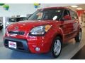 2011 Molten Red Kia Soul +  photo #2