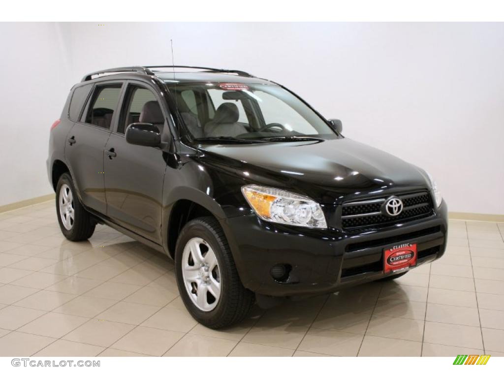 2007 RAV4 I4 - Black / Ash Gray photo #1
