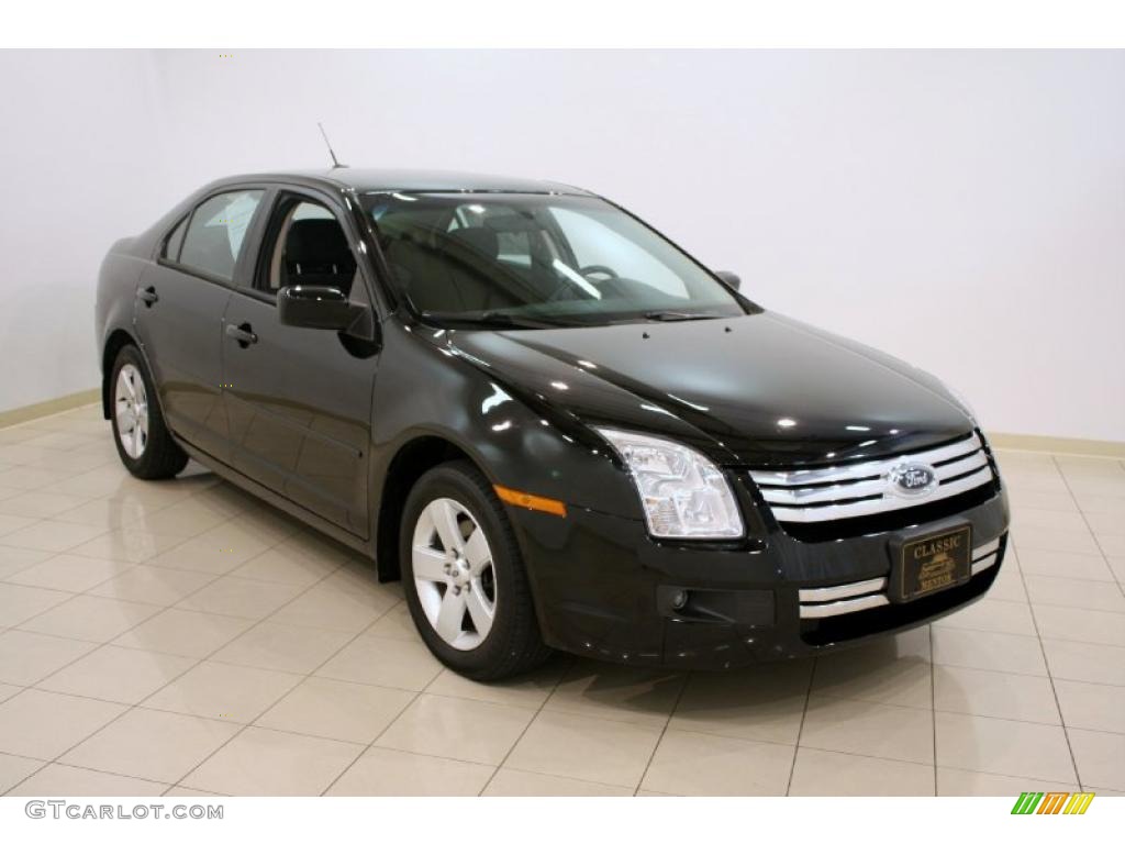 2008 Fusion SE V6 AWD - Tuxedo Black Metallic / Charcoal Black photo #1