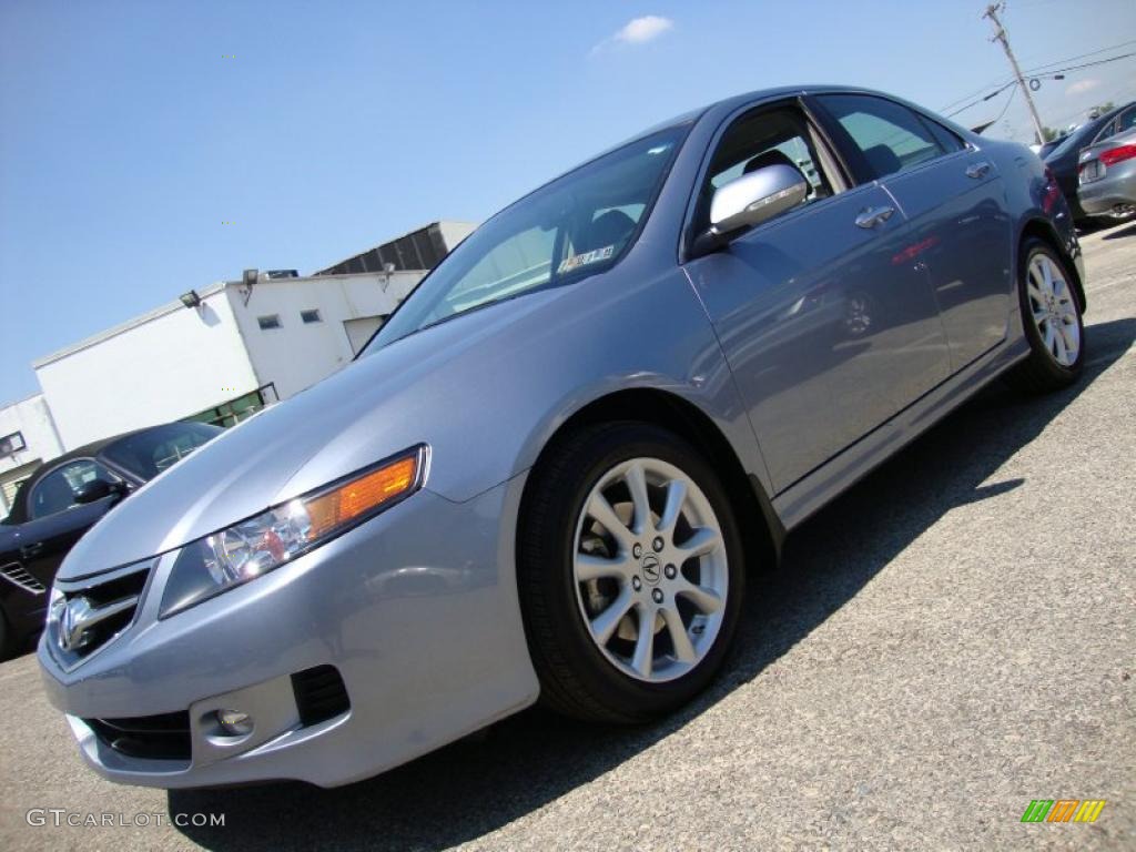 Glacier Blue Metallic Acura TSX