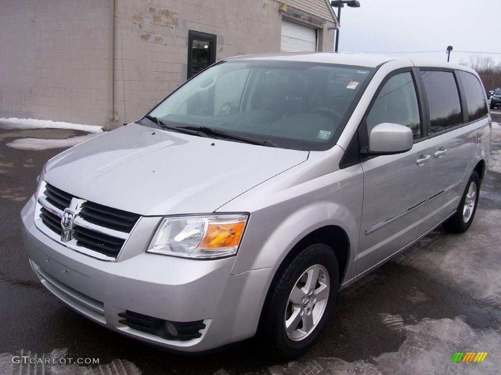 2008 Grand Caravan SXT - Bright Silver Metallic / Dark Slate/Light Shale photo #1