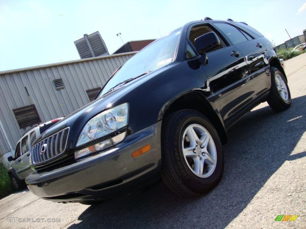 2001 RX 300 AWD - Black Onyx / Ivory photo #1