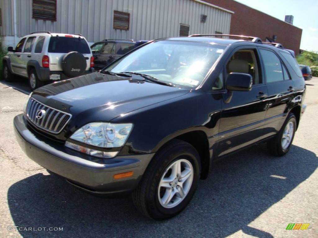 2001 RX 300 AWD - Black Onyx / Ivory photo #2