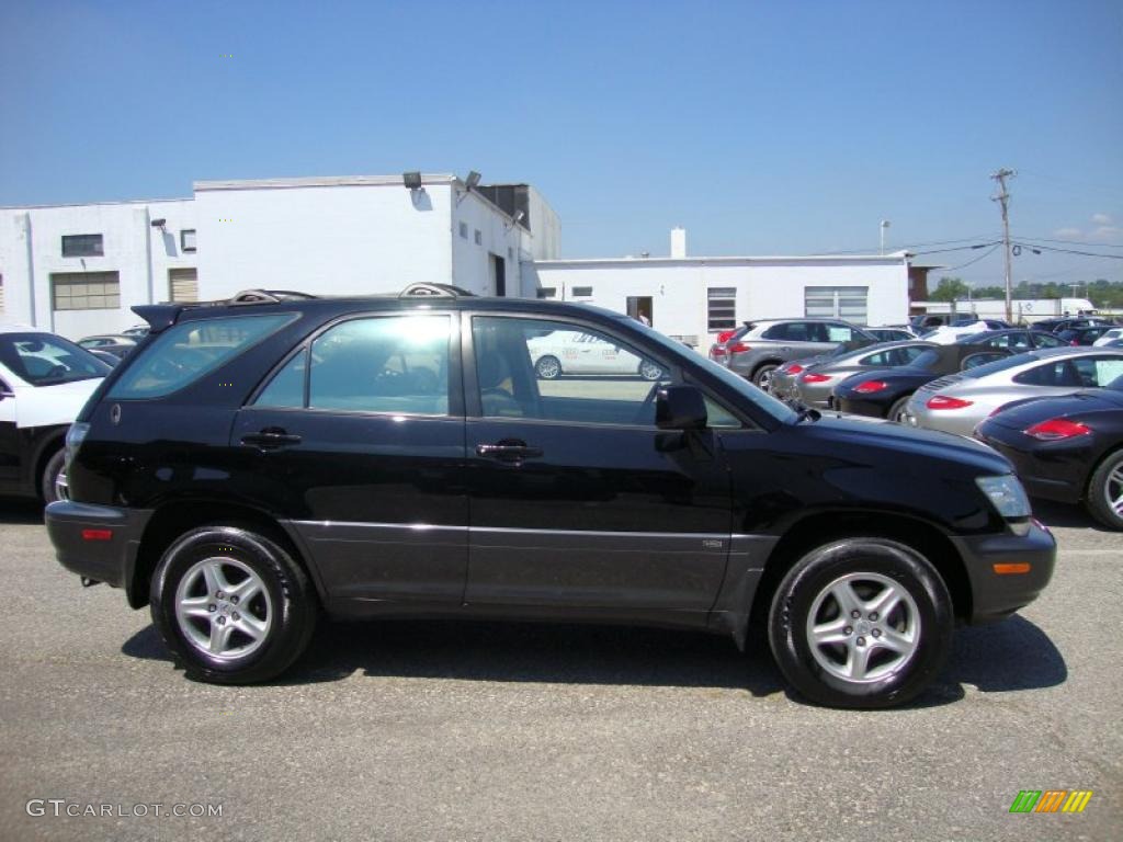 2001 RX 300 AWD - Black Onyx / Ivory photo #6