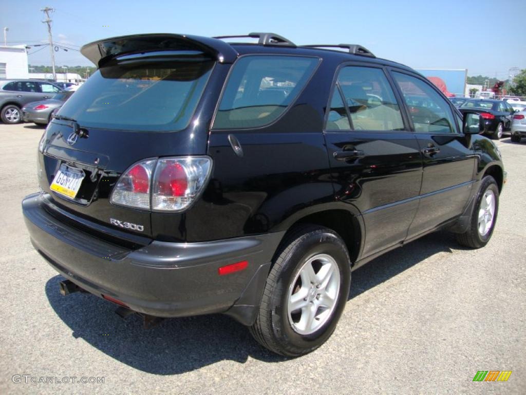2001 RX 300 AWD - Black Onyx / Ivory photo #7