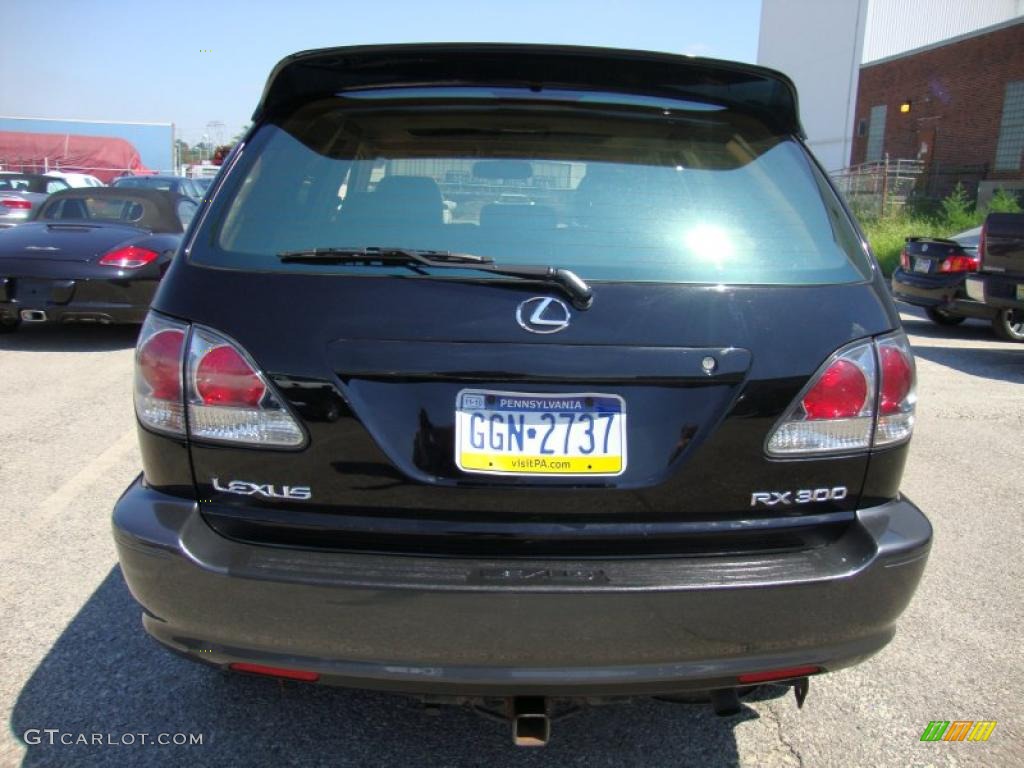 2001 RX 300 AWD - Black Onyx / Ivory photo #8