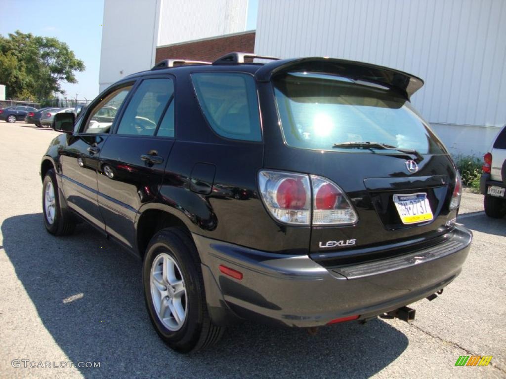 2001 RX 300 AWD - Black Onyx / Ivory photo #9