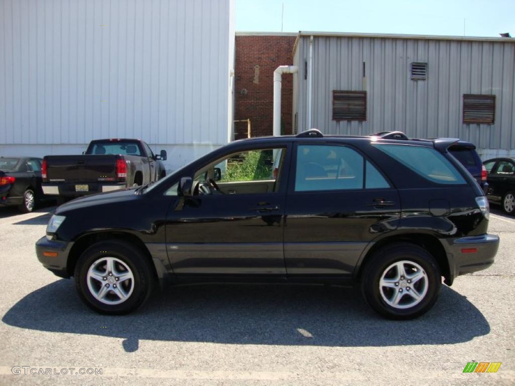 2001 RX 300 AWD - Black Onyx / Ivory photo #10