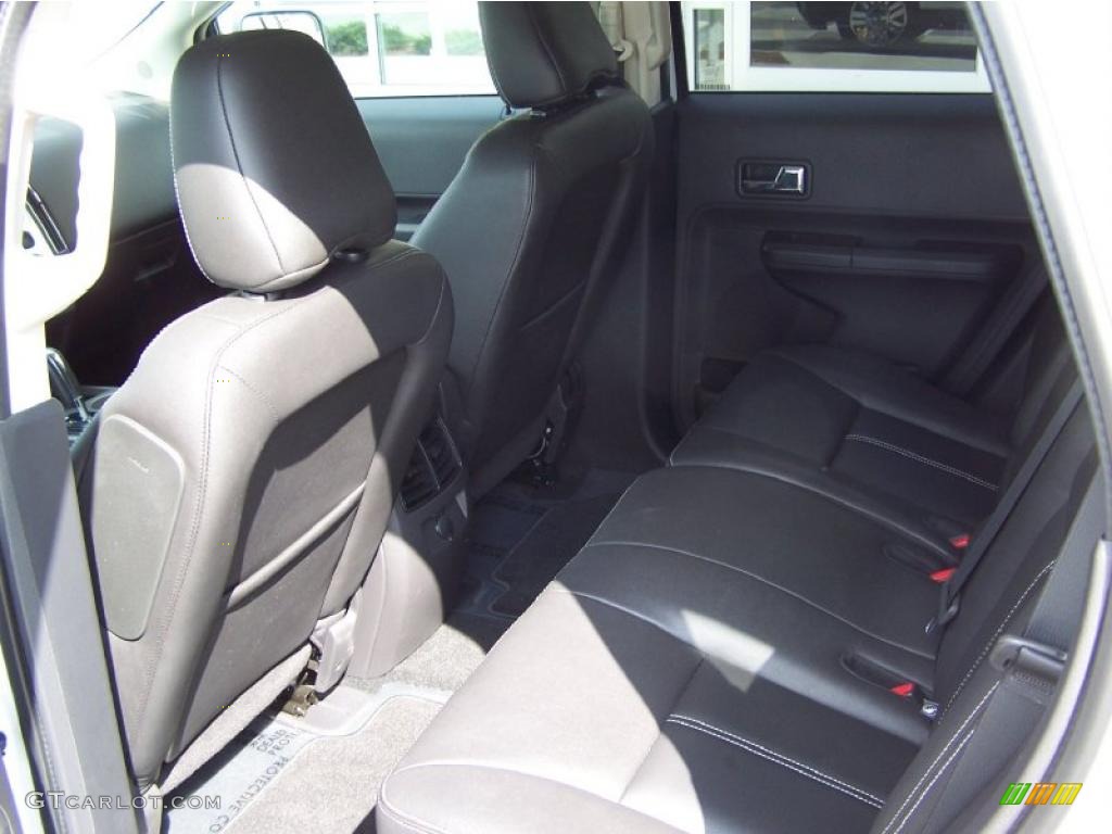 2010 Edge Limited - White Suede / Charcoal Black photo #7