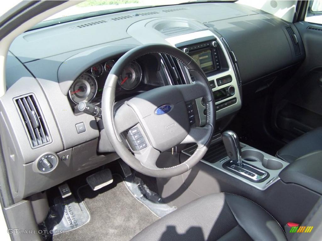 2010 Edge Limited - White Suede / Charcoal Black photo #9