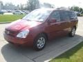 2009 Claret Red Kia Sedona LX  photo #3