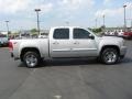 2008 Silver Birch Metallic GMC Sierra 1500 SLT Crew Cab 4x4  photo #4