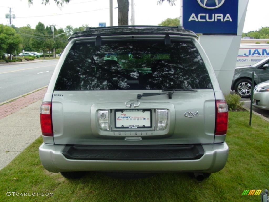 2001 QX4 4x4 - Silver Sage Metallic / Graphite photo #6