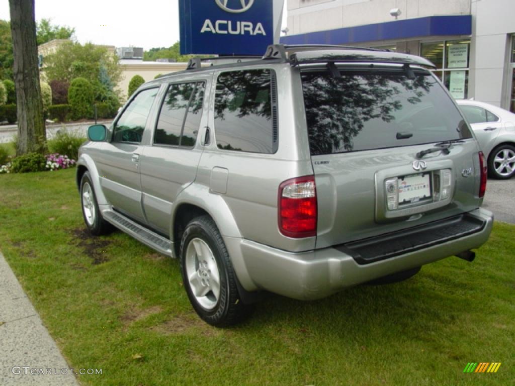 2001 QX4 4x4 - Silver Sage Metallic / Graphite photo #7