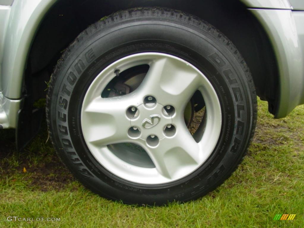 2001 QX4 4x4 - Silver Sage Metallic / Graphite photo #11