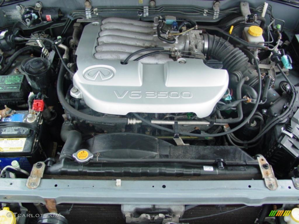 2001 QX4 4x4 - Silver Sage Metallic / Graphite photo #24