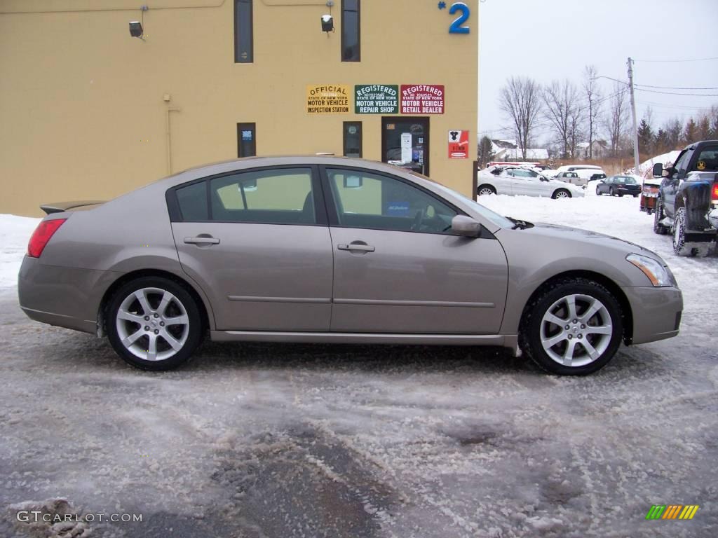 2008 Maxima 3.5 SE - Pebble Beach Metallic / Charcoal Black photo #1