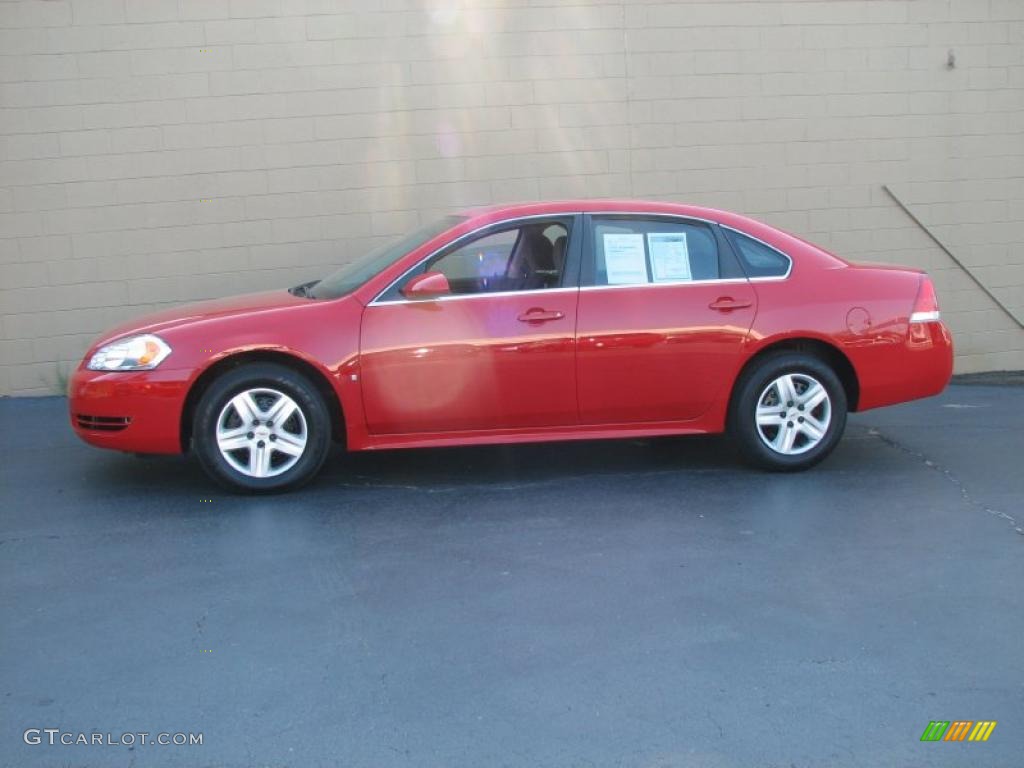 2010 Impala LS - Victory Red / Ebony photo #1