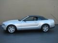 2010 Brilliant Silver Metallic Ford Mustang V6 Convertible  photo #1