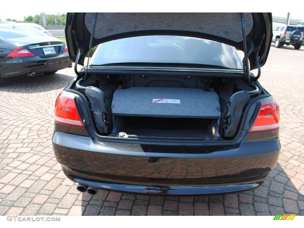 2008 3 Series 328i Convertible - Jet Black / Saddle Brown/Black photo #16