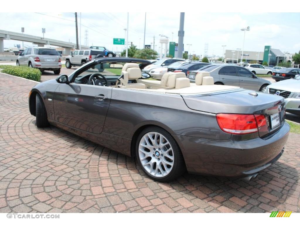 2009 3 Series 328i Convertible - Mojave Brown Metallic / Beige photo #3