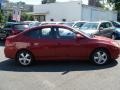 2008 Apple Red Pearl Hyundai Elantra SE Sedan  photo #4