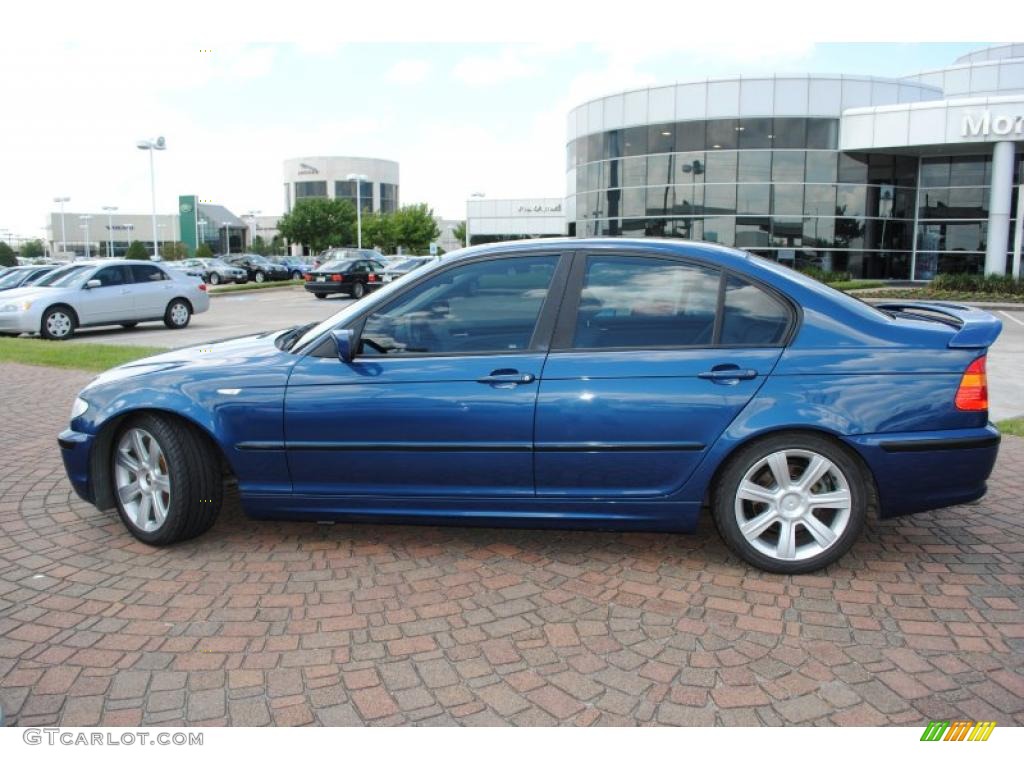 2003 3 Series 325i Sedan - Mystic Blue Metallic / Grey photo #2