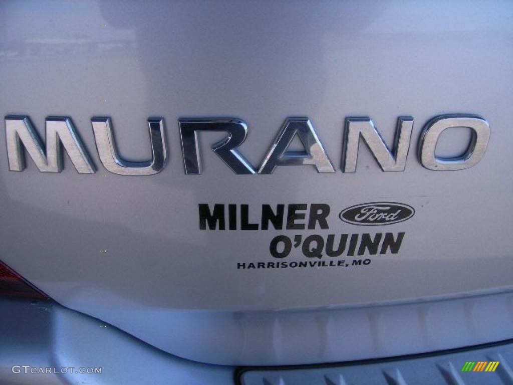 2007 Murano SL AWD - Brilliant Silver Metallic / Cafe Latte photo #15