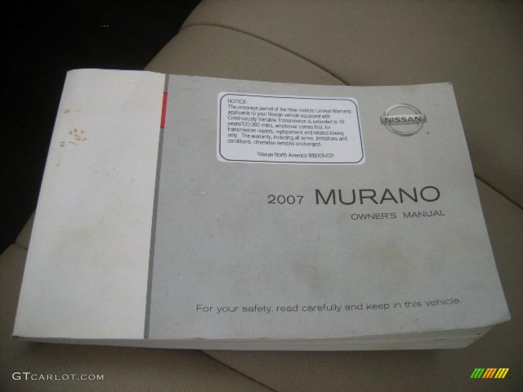 2007 Murano SL AWD - Brilliant Silver Metallic / Cafe Latte photo #44
