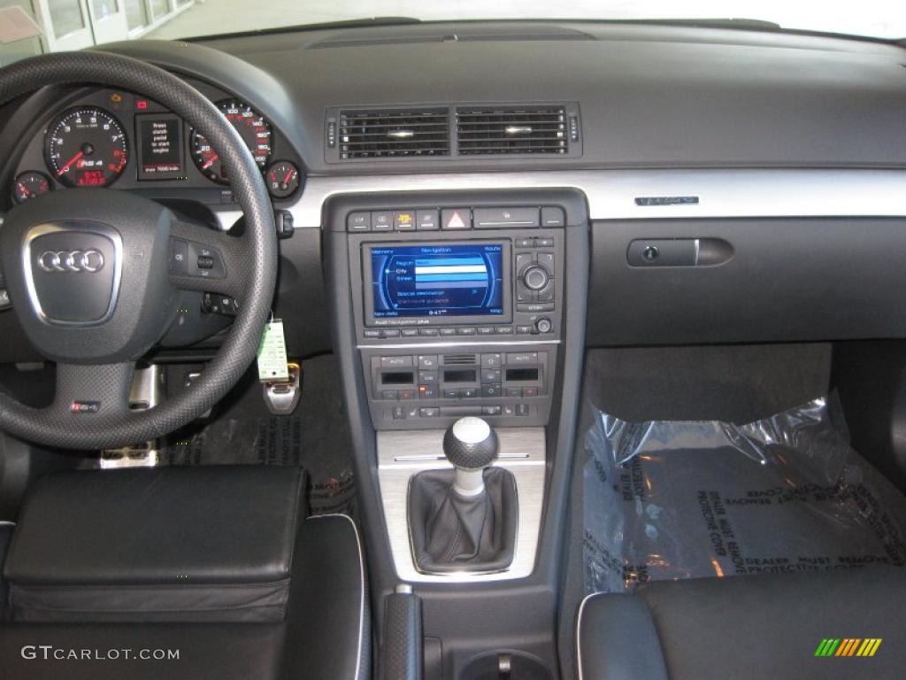 2007 RS4 4.2 quattro Sedan - Daytona Grey Pearl Effect / Black photo #10