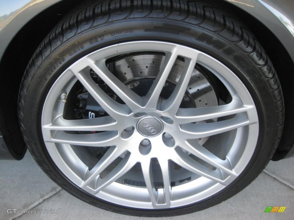 2007 RS4 4.2 quattro Sedan - Daytona Grey Pearl Effect / Black photo #17