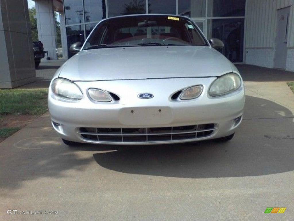 2001 Escort ZX2 Coupe - Silver Frost Metallic / Dark Charcoal photo #2