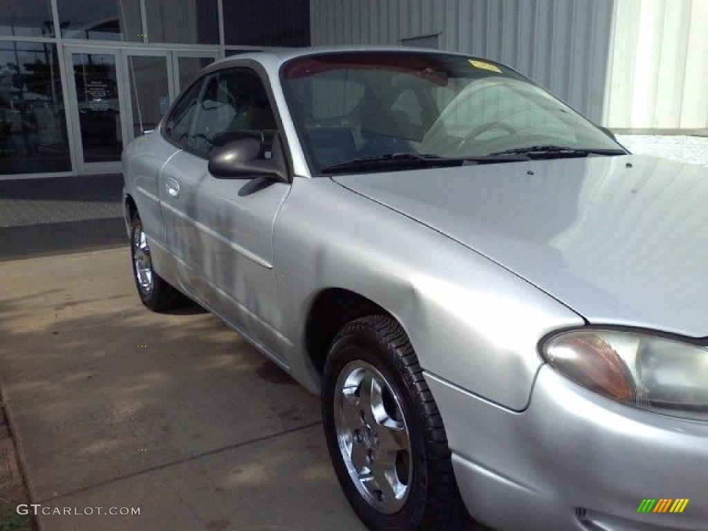 2001 Escort ZX2 Coupe - Silver Frost Metallic / Dark Charcoal photo #20