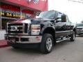 2008 Black Ford F250 Super Duty Lariat Crew Cab 4x4  photo #2