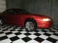 1998 Laser Red Ford Mustang V6 Coupe  photo #23
