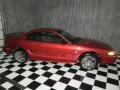 1998 Laser Red Ford Mustang V6 Coupe  photo #24